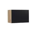 Produktbild: Vicco Hängeschrank Fame-Line, Schwarz gestreift/Goldkraft Eiche, 60 cm Flach