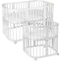 Produktbild: BABYBETT WHITE, 7in1 mit Matratze