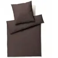 Produktbild: Joop! Flanell Bettwäsche Soft 45004-77 mocca - 155x220cm + 80x80cm