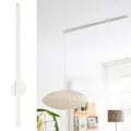 Produktbild: Lightswing® Single Aufhängesystem für eine Hängelampe - Matt Weiss - 110 cm - Beweg deine Hängeleuchte Mühelos - Einfache Installation - Hängelampe Esstisch - Pendellampe Verstellbar - Hängeleuchte