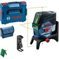 Produktbild: Bosch Kreuzlinienlaser GCL 2-50 CG, Bluetooth, grüner Laser, selbstnivellierend, L-BOXX, Halter