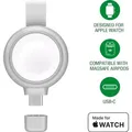Produktbild: 4smarts QI2 Smartwatch Silber USB Kabelloses Aufladen Schnellladung Drinnen (541000) - Silber