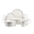 Produktbild: Mäser Kaffeeservice, Porzellan Sita Weiß / Schwarz