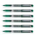 Produktbild: PILOT Hi-Tec Tintenroller V10 Grip, Nadelspitze, Grün, 6 Stück