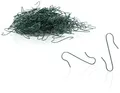 Produktbild: 150x Haken für Weihnachtsbaumschmuck - Doppelhaken - grün