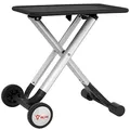 Produktbild: BBQ-Toro Klapptisch Grillwagen | Schwarz, 65 x 41 x 65 cm | Aluminium Beistelltisch mit Metall Arbeitsfläche | Rollwagen, Grilltisch & Outdoorküche, Klappwagen zum Grillen | Für Grillzubehör