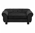 Produktbild: vidaXL Tierbett, Hundesofa Schwarz 72x45x30 cm Plüsch