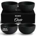 Produktbild: MIAMIO - 750 ml, Schüsseln/Bowl 4er Set, Salatschüsseln, Suppenschalen, Müslischüsseln, Servierschüsseln aus Keramik- mikrowellen-, spülmaschinen- und ofenfest - Oasis Kollektion