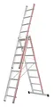 Produktbild: Hymer Allzweckleiter, dreiteilig, 3x8 Sprossen, Reichhöhe 6,29 m, Art-Nr. 404724