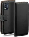 Produktbild: moex Book Case für Motorola Moto E13 Handyhülle mit Kartenfach, Hülle klappbar 360 Grad Schutzhülle, Klapphülle Flip Case Cover, PU Leder Handytasche Lederhülle, Schwarz