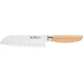 Produktbild: Henckels by Zwilling Santokumesser Pakka, Metall, rostfrei, ergonomischer Griff, nachwachsender Rohstoff, Kochen, Küchenmesser, Santokumesser