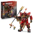Produktbild: LEGO NINJAGO Der Feuerritter-Mech - Monstrosity Set mit beweglicher Figur, 2 Minifiguren und einem Seeungeheuer auf einem Ständer - Geburtstagsgeschenk für Jungen & Teenager ab 14 Jahren - 71846