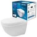 Produktbild: Duravit Starck 3 Rimless Wandtiefspül-WC Set spülrandlos 45270900A1 mit WC-Sitz