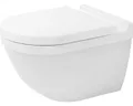 Produktbild: DURAVIT spülrandloses Wand-WC-Set Starck 3 Rimless weiß WC-Sitz mit Absenkautoma