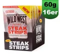 Produktbild: 16x Wild West Steak Strips Beef Jerky ORIGINAL 60g (64,06 EUR/kg)