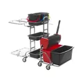 Produktbild: Systemwagen Vermop Variant Twixter-Press kompletter Putzwagen mit Eimern, Schalen und Presse 176247