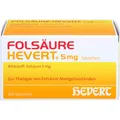 Produktbild: Folsäure Hevert 5 mg Tabletten 100 St