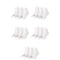 Produktbild: PUMA 15 Paar Unisex Quarter Socken Sneaker Gr. 35-49 für Damen Herren Füßlinge, Farbe:300 - white, Socken & Strümpfe:35-38