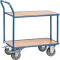 Produktbild: Fetra Tischwagen 2600, aus Metall und Holz, mit 2 Etagen, Tragkraft 400kg, 850 x 500mm