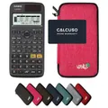 Produktbild: Casio fx-87DE X ClassWiz inkl. WYNGS Schutztasche Pink - Wissenschaftlicher Taschenrechner - Basic Set