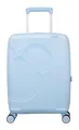 Produktbild: American Tourister Mickey Magic - Handgepäck Koffer 55 x 40 x 20/23 cm - Hartschalen Kabinentrolley für Ryanair, EasyJet & die meisten Airlines, 37/44 L, Pastellblau (Mickey Pastel Blue)