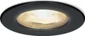 Produktbild: hoftronic LED Einbaustrahler flach 5W 450lm 2700K IP65 Schwarz dimmbar
