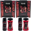 Produktbild: Axe CHERRY Geschenkset 2 Stück = 2 x 150ml Deo + 2 x 225ml Duschgel Premium Duft