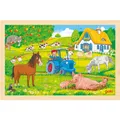 Produktbild: Goki Einlegepuzzle Bauernhof (24 Teile) (56597826)