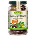 Produktbild: Rapunzel Oliven gemischt mit Kräutern (170g)