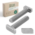 Produktbild: DSM – Hammerkopfschrauben M8 x 20 mm – Edelstahl A270, rostfrei – Typ 28/15 –...