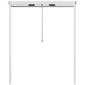 Produktbild: APANA Insektenschutz-Fensterrahmen Fliegengitter Insektenschutz Fenster Rollo Alu Insektenschutzrollo, Selbstbausatz weiß 160 cm x 160 cm