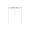 Produktbild: APANA Fliegengitter Rollo Fenster bis 160x160 cm – weiß – ausziehbarer Insektenschutz – stabiles Insektenschutzrollo mit Alurahmen & Fiberglasgewebe – Fensterrollo gegen Mücken
