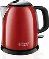 Produktbild: Russell Hobbs 24992-70 Wasserkocher 1 l Schwarz - Rot 2400 W (23769016001)