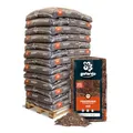 Produktbild: GALAMIO Pinienrinde Pinienmulch Rindenmulch Pinie Mulch Garten Dekor Pinus Pinea Natur Mittelmeer Kiefer Mix 8-25mm 60l x 39 Sack 2.340l / 1 Palette Paligo