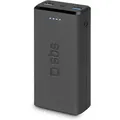 Produktbild: SBS Powerbank 20.000 mAh 2 USB 2.1A schwarz