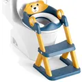 Produktbild: Höhenverstellbare Toilettenleiter für Kinder mit 2-in-1 Funktion - Blau/Gelb