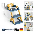 Produktbild: Kindertoilette mit Treppenstufe 2 in 1 Sitz mit Trittbrett