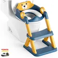 Produktbild: Kindertoilettenleiter 2 in 1 mit Treppenstufen PVC Polsterung 15