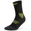 Produktbild: CEP Herren Core Run Mid Cut Laufsocken - 39-42 - lime/black
