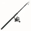 Produktbild: Jenzi Teleskoprute Rute mit Rolle und Schnur Aalrute