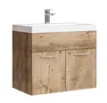 Produktbild: Badplaats Badmöbel Set mit Waschbecken und Unterschrank Montreal 01 60 x 35 cm K