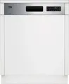 Produktbild: Beko Einbau-Geschirrspüler BDSN36451X | teilintegriert | 60 cm | 14 Maßgedecke | Energieeffizienz B | 42 dB | Edelstahl, B (Spektrum A bis G)