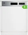 Produktbild: Beko Geschirrspüler 60cm teilintegriert Edelstahl 14 Maßgedecke 42dB