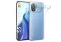 Produktbild: EAZY CASE Handyhülle Slimcover Clear für Xiaomi Mi 11 5G 6,81 Zoll, durchsichtige Hülle Ultra Dünn Silikon Backcover TPU Telefonhülle Klar