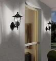 Produktbild: Schwarz Durchsichtig Klassisch Wandleuchte Leuchter Außenlampe Garten
