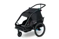 Produktbild: Cube Double Cmpt Kinder Fahrradanhänger schwarz Unisex