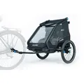 Produktbild: Anhänger Fahrrad für Kinder Kids Trailer Doppelt Cmpt Schwarz 128450000 Cube