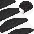 Produktbild: vidaXL Stufenmatten Selbstklebend 15 Stk. 56x17x3 cm Schwarz