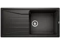 Produktbild: BLANCO SONA XL 6 S | Granitspüle aus SILGRANIT schwarz | Einbauart: Einbau von Oben | reversibel | für 60 cm breite Unterschränke | Großes Becken | Reinigungsfreundliche Öberfläche | [100x50x20,2 cm]