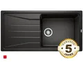 Produktbild: Blanco Sona XL 6 S Schwarz - 525977 Granitspüle Einbau Küchenspüle reversibel
